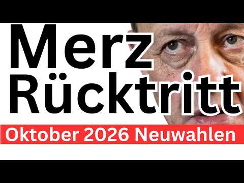 Merz Rücktritt nur noch Frage der Zeit ❌