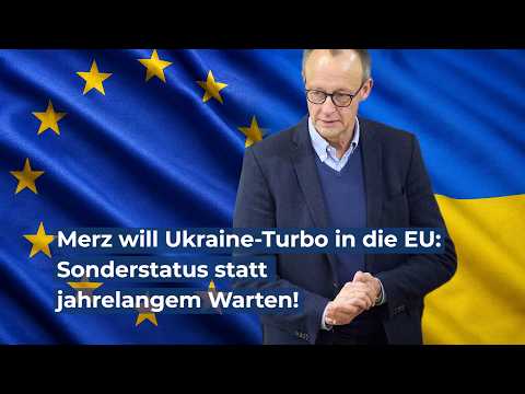 Merz will Ukraine-Turbo in die EU: Sonderstatus statt jahrelangem Warten!