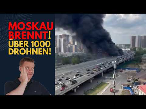 Moskau BRENNT! Ukraine greift mit ÜBER 1000 Drohnen an! Ukraine Lagebericht (571)