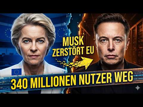 Musk demütigt Brüssel: 340 millionen accounts weg nach Von der Leyens millionenstrafe