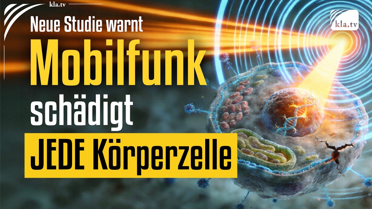 Neue Studie warnt: Mobilfunk schädigt JEDE Körperzelle! | www.kla.tv/41070
