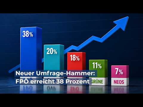 Neuer Umfrage-Hammer: FPÖ erreicht 38 Prozent