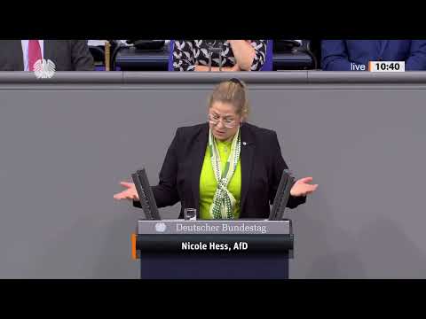 Nicole Hess AfD: „Kassen leer, Wartezeiten länger: Bundestagsdebatte eskaliert