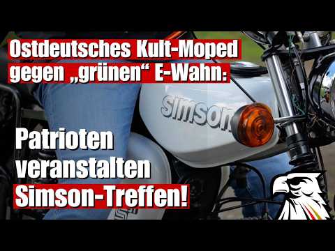 Ostdeutsches Kult-Moped gegen „grünen“ E-Wahn: Patrioten veranstalten Simson-Treffen!