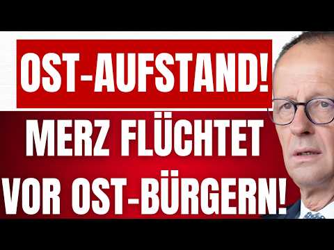 OSTDEUTSCHLAND bringt MERZ zu FALL! – AfD über 45 % in SACHSEN-ANHALT! – MERZ flüchtet bei BESUCH!
