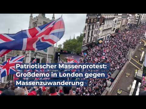 Patriotischer Massenprotest in Großbritannien – Großdemo gegen Massenzuwanderung und Islamisierung