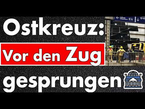 Person springt vor S-Bahn! Großeinsatz am Ostkreuz in Berlin. Suizidversuch gescheitert!