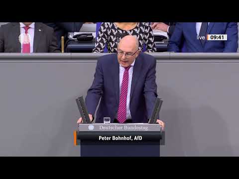 Peter Bohnhof AfD: Deutschland und Inklusion: Streit im Parlament eskaliert