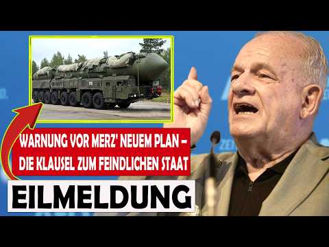 Peter Hahne warnt alle BÜRGER vor MERZ PLAN   FEINDSTAATENKLAUSEL!   Oreshnik´s auf BERLIN!