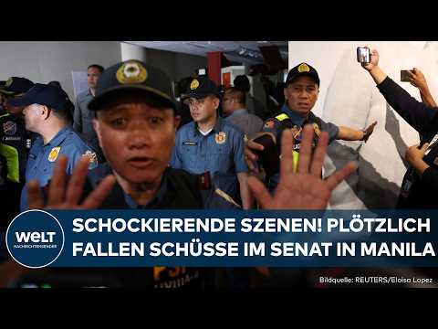 PHILIPPINEN: Plötzlich fallen Schüsse im Senat! Chaos wegen Duterte-Vertrautem
