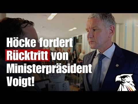 Plagiats-Skandal: „Kein Restanstand mehr!“ — Höcke fordert Rücktritt von Ministerpräsident Voigt!
