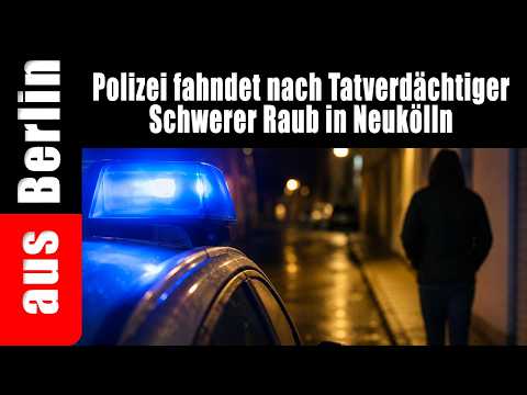 Polizei fahndet nach Tatverdächtiger Schwerer Raub in Neukölln