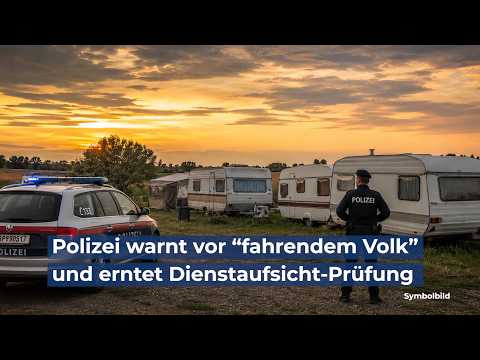 Polizei warnt vor “fahrendem Volk” und erntet Dienstaufsicht-Prüfung – FPÖ stellt sich hinter Beamte