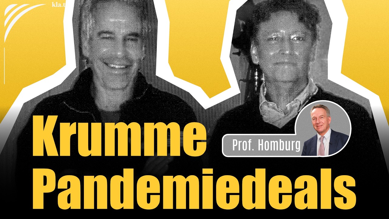 Prof. Dr. Stefan Homburg: Krumme Pandemiedeals | www.kla.tv/41270 Prof. Dr. Stefan Homburg: Krumme Pandemiedeals | www.kla.tv/41270