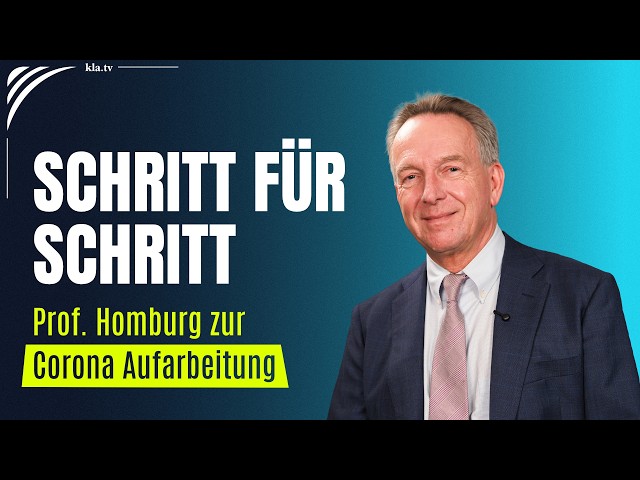Prof. Homburg: „Es geht Schritt für Schritt voran“Corona-Aufarbeitung und WHO-Insiderhandel