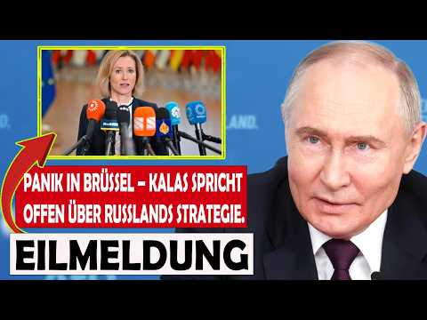 Putin hat die EU besiegt Callas hat es öffentlich zugegeben! Brüssel ist in Panik