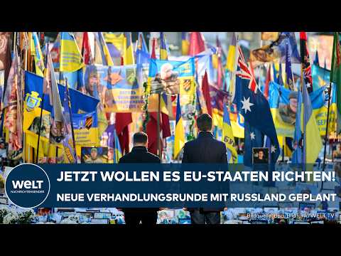 PUTINS KRIEG: Deutschland, Frankreich und Großbritannien planen Initiative für Ukraine-Verhandlungen
