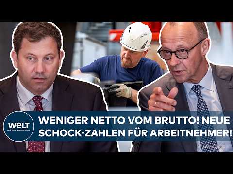 REGIERUNG: Neue Schock-Zahlen! Wie der Staat Arbeitnehmer immer mehr ausquetscht!