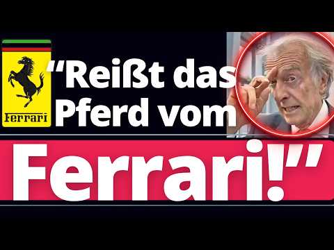 „Reißt das Pferdewappen vom Ferrari!“ EX-Ferrari Manager platzt vor Wut! Börsenkurs stürzt ab!