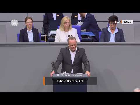rlaub bald unbezahlbar? Erhard Brucker AfD rechnet im Bundestag ab
