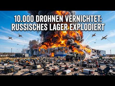 Russland stapelt 10.000 Drohnen an einem Ort: Ukraine vernichtet das gesamte Lager in Minuten