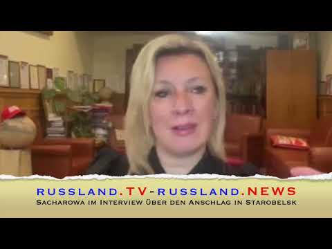 Sacharowa im Interview über den Anschlag in Starobelsk Sacharowa im Interview über den Anschlag in Starobelsk