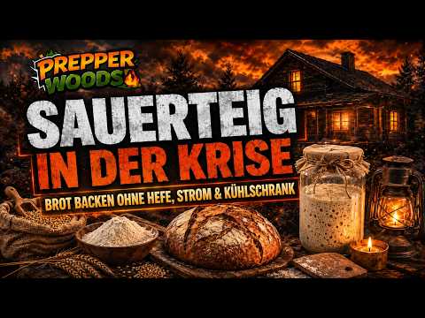 Sauerteig in der Krise: Brot backen ohne Hefe, Strom & Kühlschrank | Prepper Woods Sauerteig in der Krise: Brot backen ohne Hefe, Strom & Kühlschrank | Prepper Woods