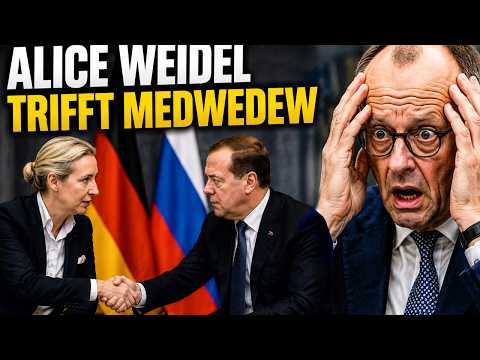 SCHOCK in Berlin! Alice Weidel trifft Medwedew – Regierung völlig außer Kontrolle! SCHOCK in Berlin! Alice Weidel trifft Medwedew – Regierung völlig außer Kontrolle!