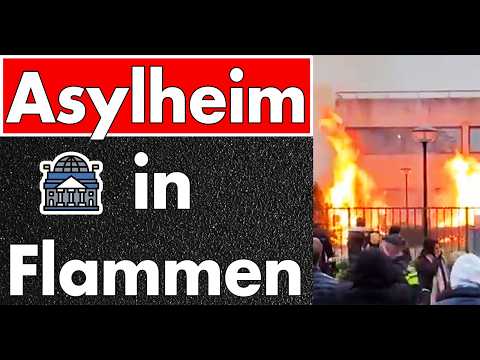 Schockierende Bilder: Asylprotest eskaliert zu Brandstiftung & Sachbeschädigung in Loosdrecht
