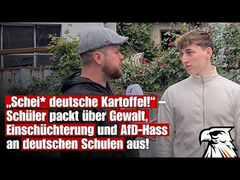 Schüler packt über Gewalt, Einschüchterung und AfD-Hass an deutschen Schulen aus!