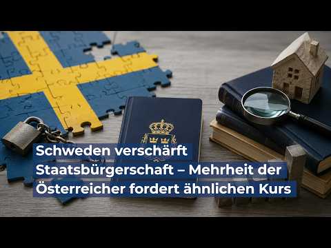 Schweden verschärft Staatsbürgerschaft – Mehrheit der Österreicher fordert ähnlichen Kurs