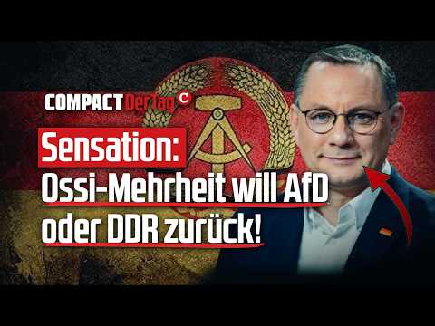 Sensation: Ossi-Mehrheit will AfD oder DDR zurück!💥 Sensation: Ossi-Mehrheit will AfD oder DDR zurück!💥
