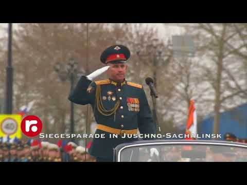 Siegesparade in Juschno-Sachalinsk