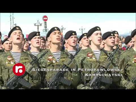 Siegesparade in Petropawlowsk-Kamtschatski