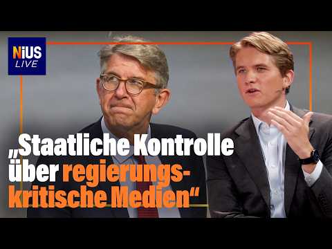 So will Wolfram Weimer kritische Medien auf YouTube zensieren | NIUS Live