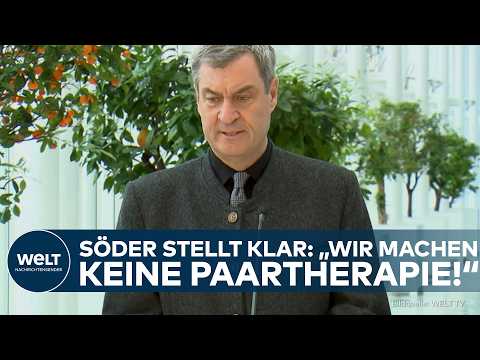 SÖDER: Treffen mit Gewerkschaften und Arbeitgebern – „Wir machen keine Paartherapie!“