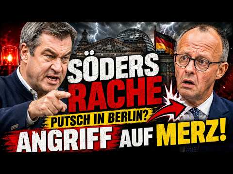 Söders Rache Putsch in Berlin? Frontalkurs gegen die CDU! (Angriff auf Merz)