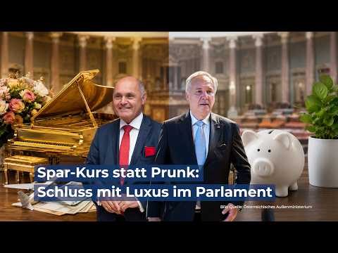 Spar-Kurs statt Prunk – Schluss mit Luxus im Parlament