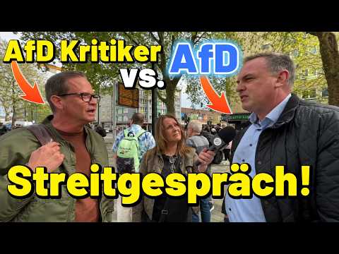 STREITGESPRÄCH! AfD Politiker, Gegendemonstrant & Ex-Antifa in Düsseldorf – es wird kontrovers!