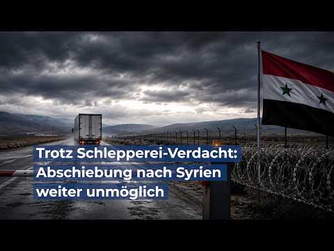 Trotz Schlepperei-Verdacht: Abschiebung nach Syrien weiter unmöglich