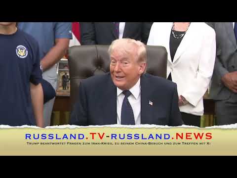 Trump beantwortet Fragen zum Iran Krieg, zu seinem China Besuch und zum Treffen mit Xi