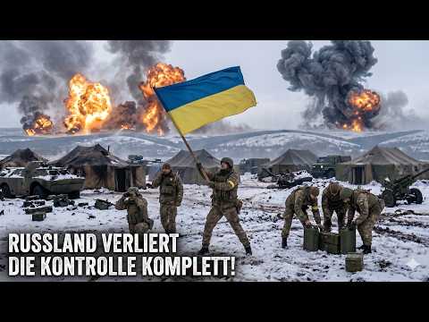 Ukraine erobert riesige Gebiete zurück: Russlands Verteidigung bricht jetzt komplett zusammen
