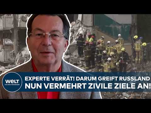 UKRAINE-KRIEG: Angriff auf Kiew! Experte verrät! Darum greift Russland nun vermehrt zivile Ziele an!
