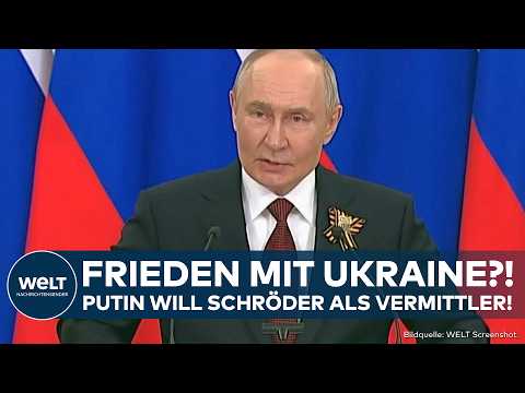 UKRAINE-KRIEG: Donnerschlag! Putin will Ex-Kanzler Gerhard Schröder als Vermittler! Dialog möglich