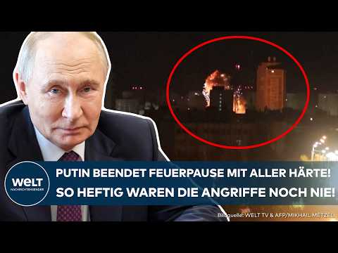 UKRAINE-KRIEG: Putin beendet Feuerpause mit aller Härte! So heftige Angriffe gab es noch nie!