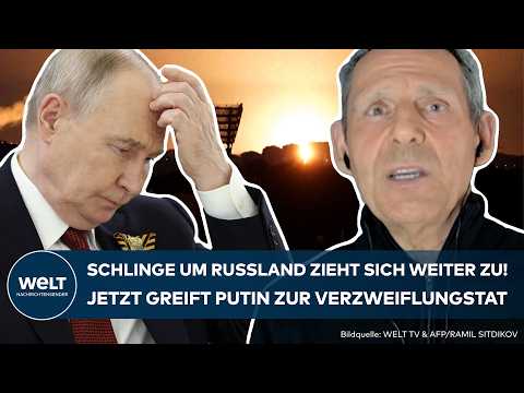 UKRAINE-KRIEG: Schlinge um Russen zieht sich weiter zu! Jetzt greift Putin zur Verzweiflungstat!