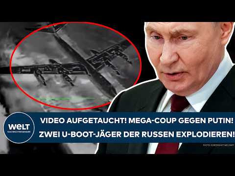 UKRAINE-KRIEG: Video aufgetaucht! Mega-Coup gegen Putin! Zwei U-Boot-Jäger der Russen explodieren!