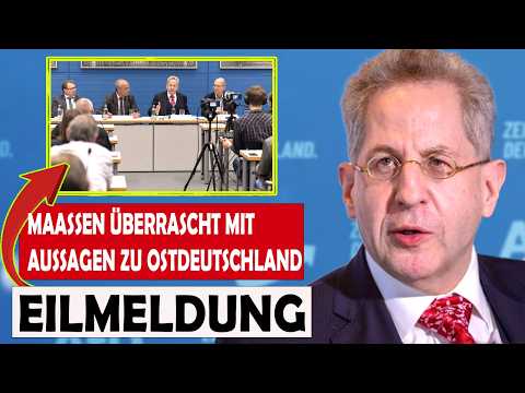 Um das System von Osten her zu verändern! Maaßen verkündete dem ostdeutschen Volk, dass er der AfD