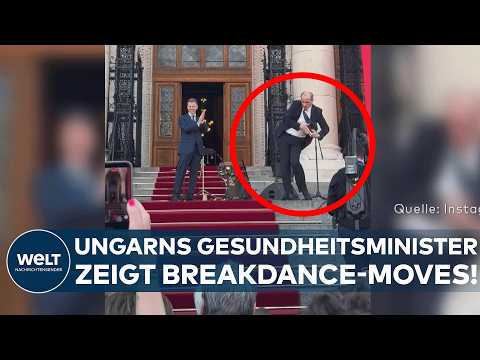 UNGARN: Breakdance-Auftritt bei Vereidigung! – Gesundheitsminister Hegedűs geht erneut viral