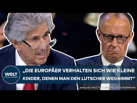 USA: Merz teilt gegen Trump aus! Repubikaner Weinberg keilt zurück! „Europa soll aufhören zu weinen“